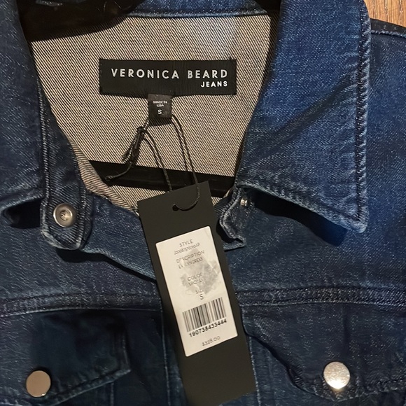 Veronica Beard Blue Denim Mini Dress - Picture 2 of 5